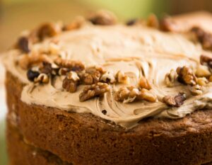 Bolo de Nozes Sem Glúten e Lactose